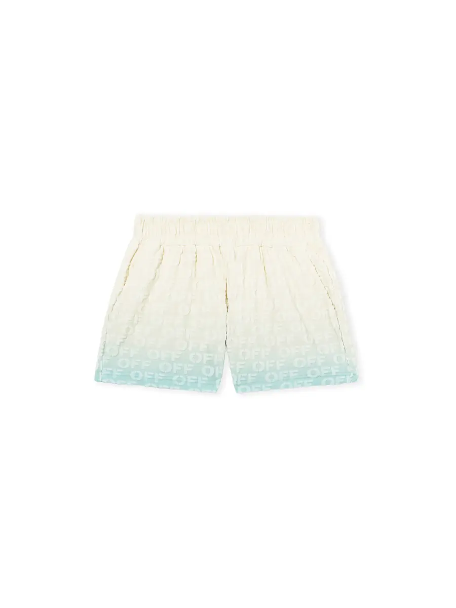Off-White Terry Gradient Shorts | Image 1 Off-White Terry Gradient Shorts | Image 1