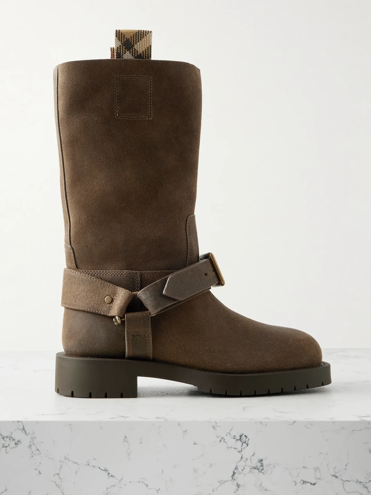 Buckled Suede Boots Buckled Suede Boots