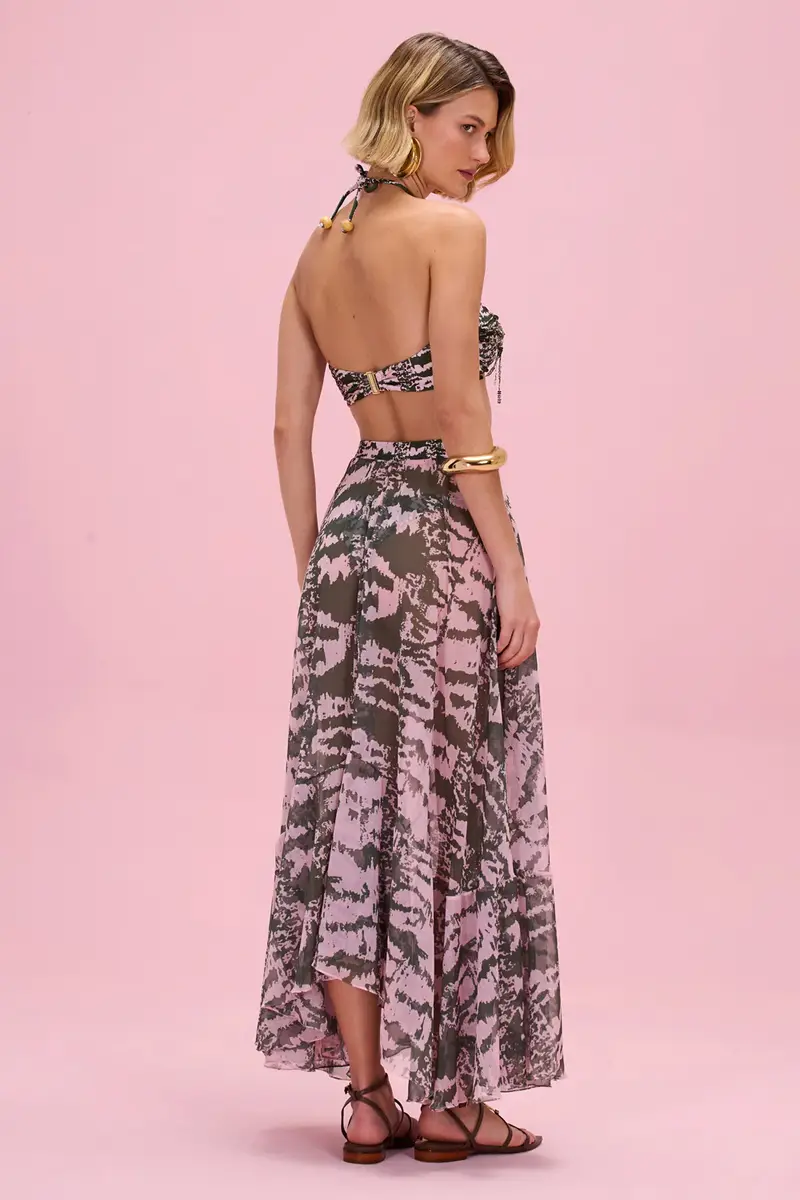 PatBo BOTANIC STRIPE MAXI SKIRT | Thumbnail 3