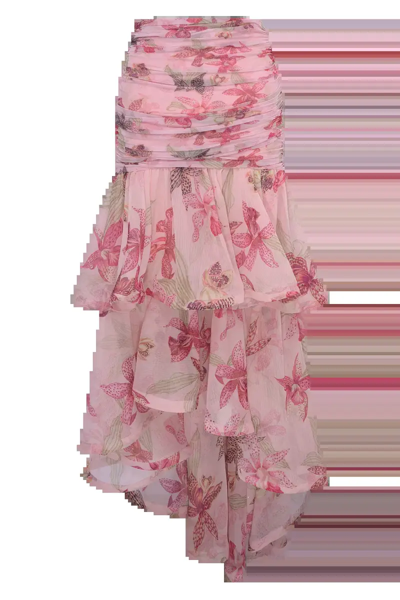 PatBo ORCHID BLOOM CHIFFON MAXI SKIRT | Thumbnail 2
