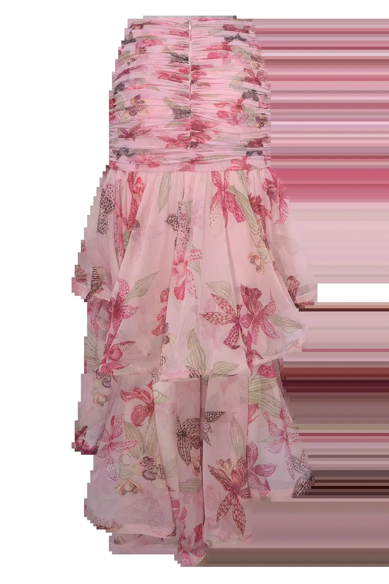 PatBo ORCHID BLOOM CHIFFON MAXI SKIRT | Thumbnail 4