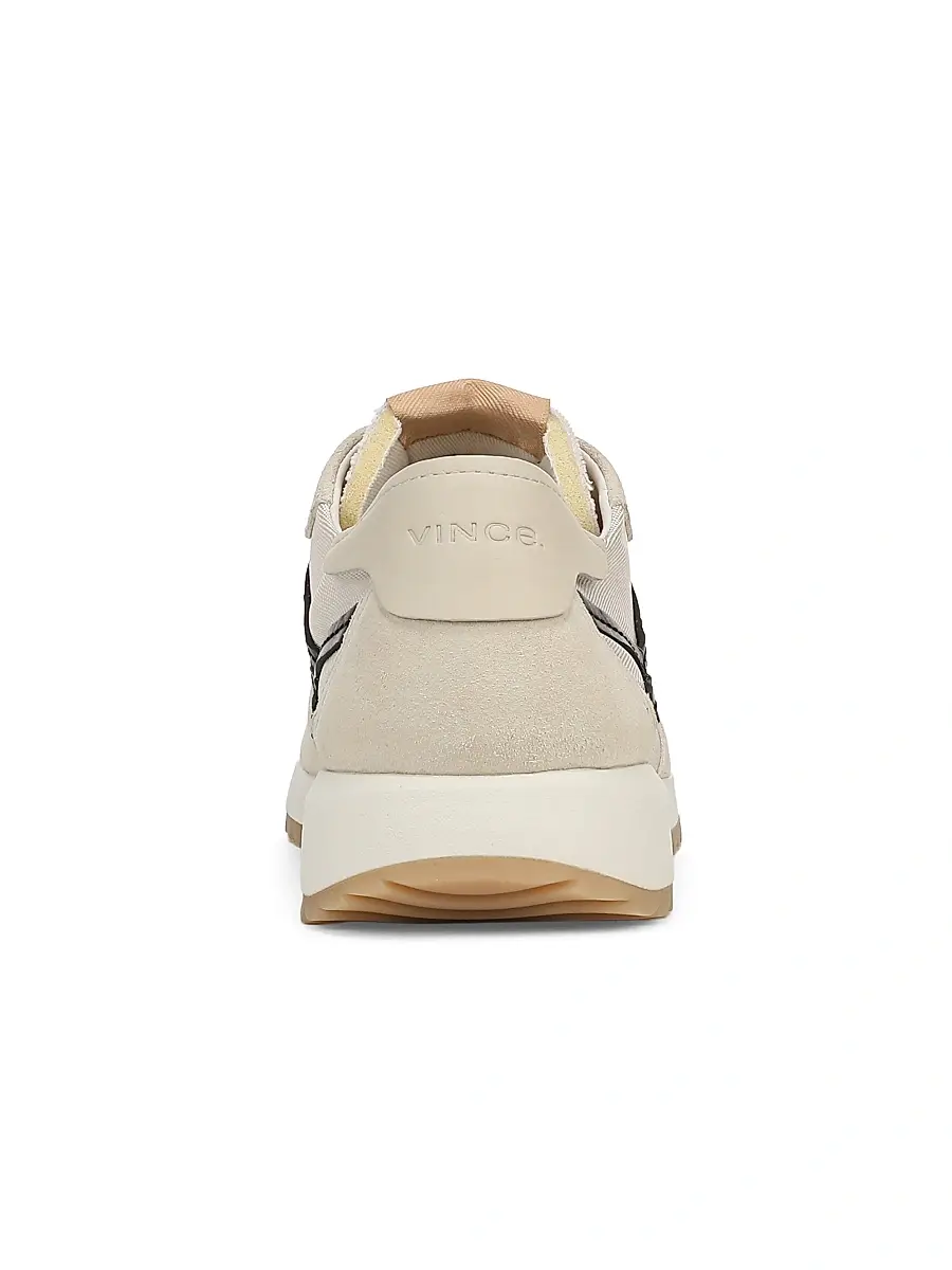 Vince Women's Santa Monica Contrast-Striped Suede Low-Top Sneakers | Thumbnail 3 Vince Women's Santa Monica Contrast-Striped Suede Low-Top Sneakers | Thumbnail 3
