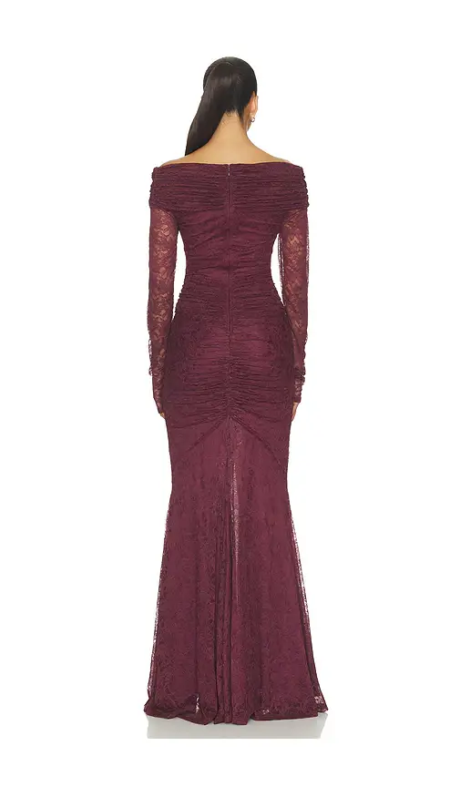 Misha The Kali Ruffle Lace Dress | Thumbnail 3