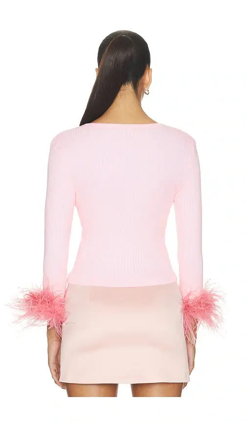 Milkwhite Feather Cardigan | Thumbnail 3 Milkwhite Feather Cardigan | Thumbnail 3