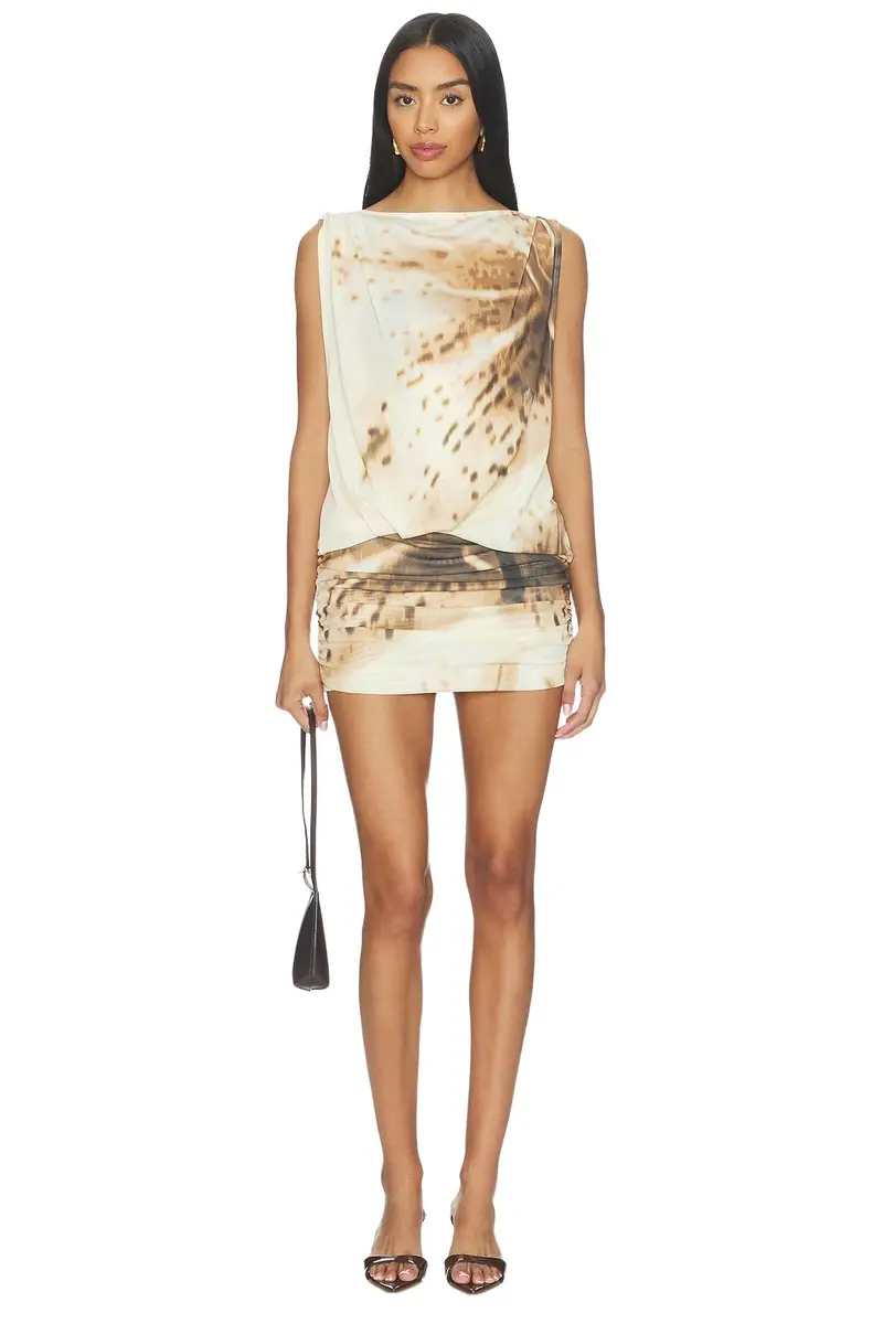 Odette Drape Mini Dress Odette Drape Mini Dress