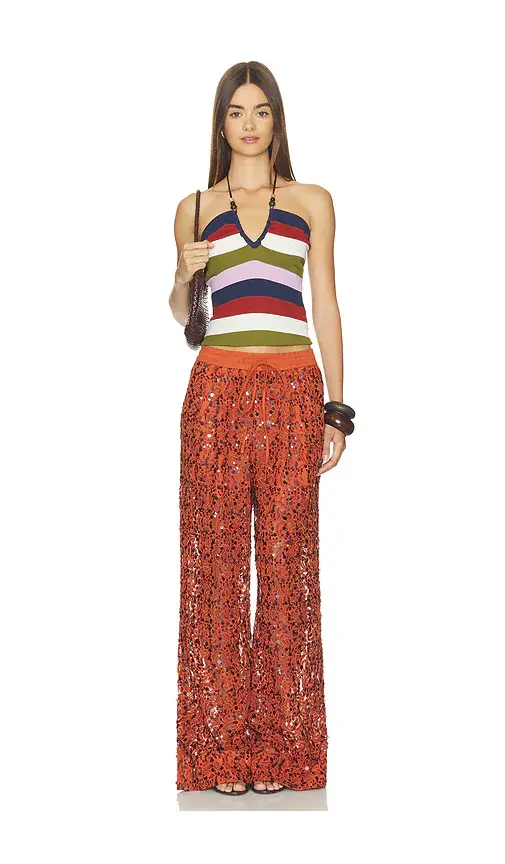 Essentiel Antwerp Jenims Lace Sequin Pants | Thumbnail 5 Essentiel Antwerp Jenims Lace Sequin Pants | Thumbnail 5