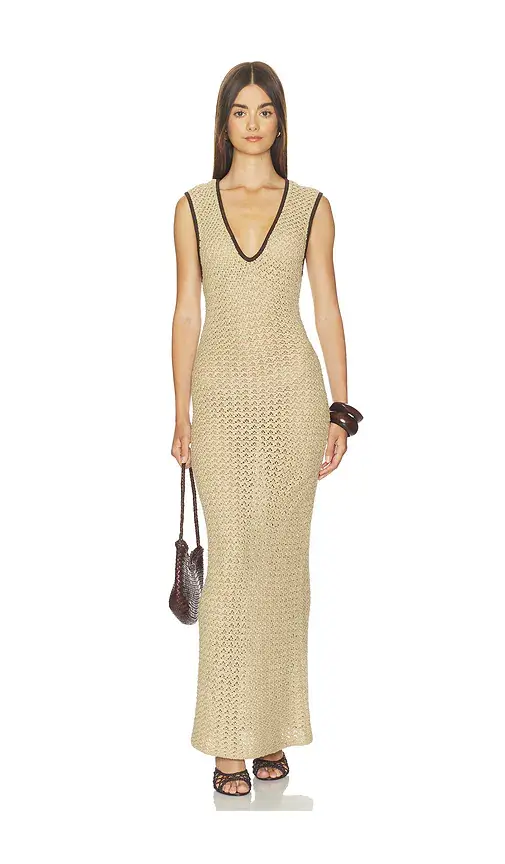 SIR. Ellinor Midi Dress | Image 1 SIR. Ellinor Midi Dress | Image 1