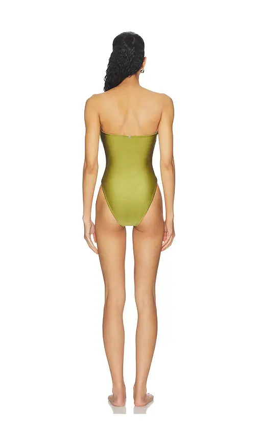 ADRIANA DEGREAS Plunge One Piece | Thumbnail 3
