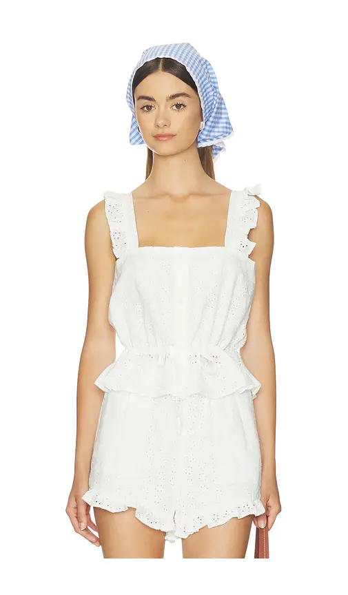 BLANKNYC Eyelet Tank Top | Image 1 BLANKNYC Eyelet Tank Top | Image 1