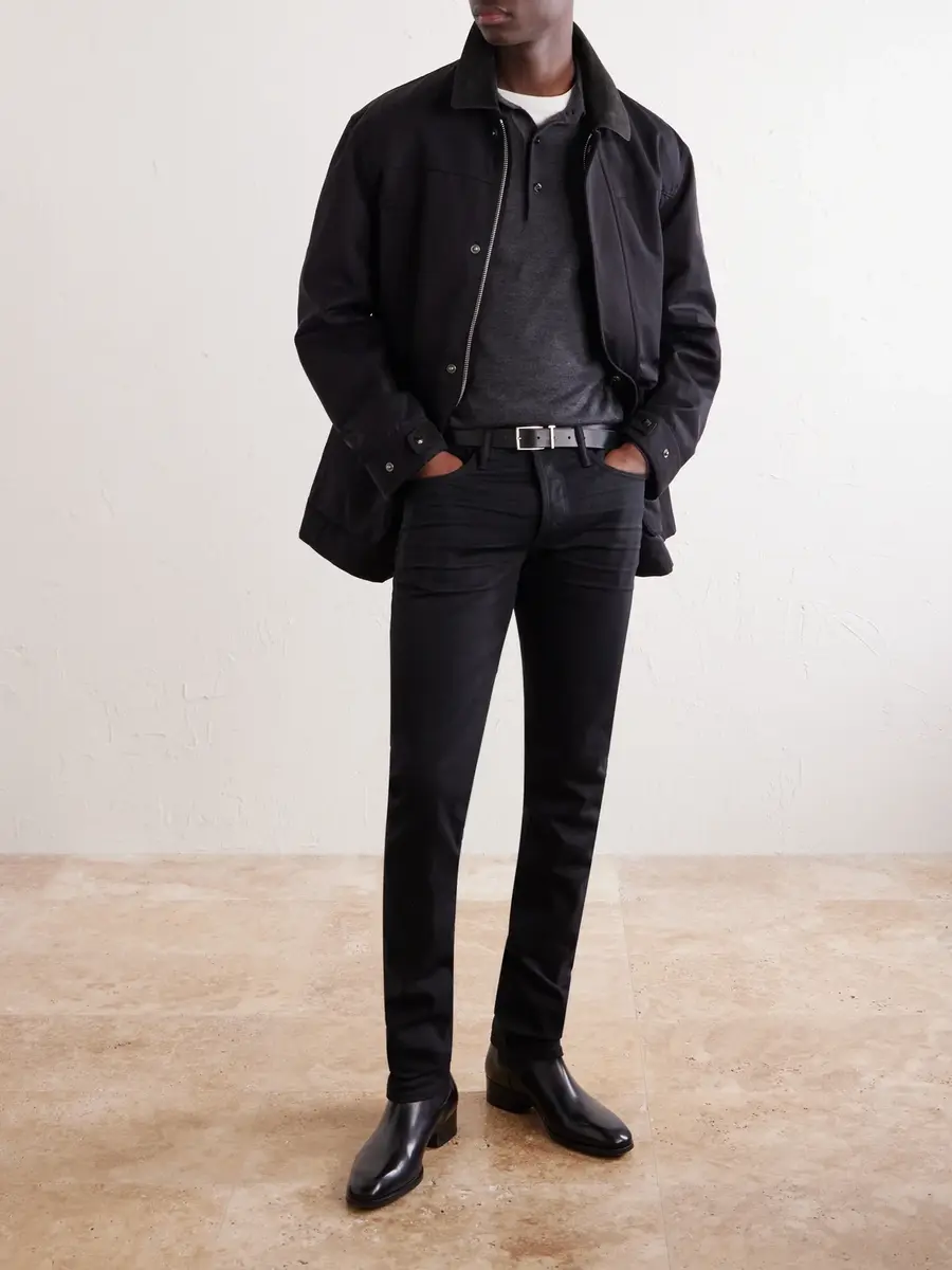 Tom Ford Cashmere and Silk-Polo Shirt - Men | Thumbnail 2 Tom Ford Cashmere and Silk-Polo Shirt - Men | Thumbnail 2