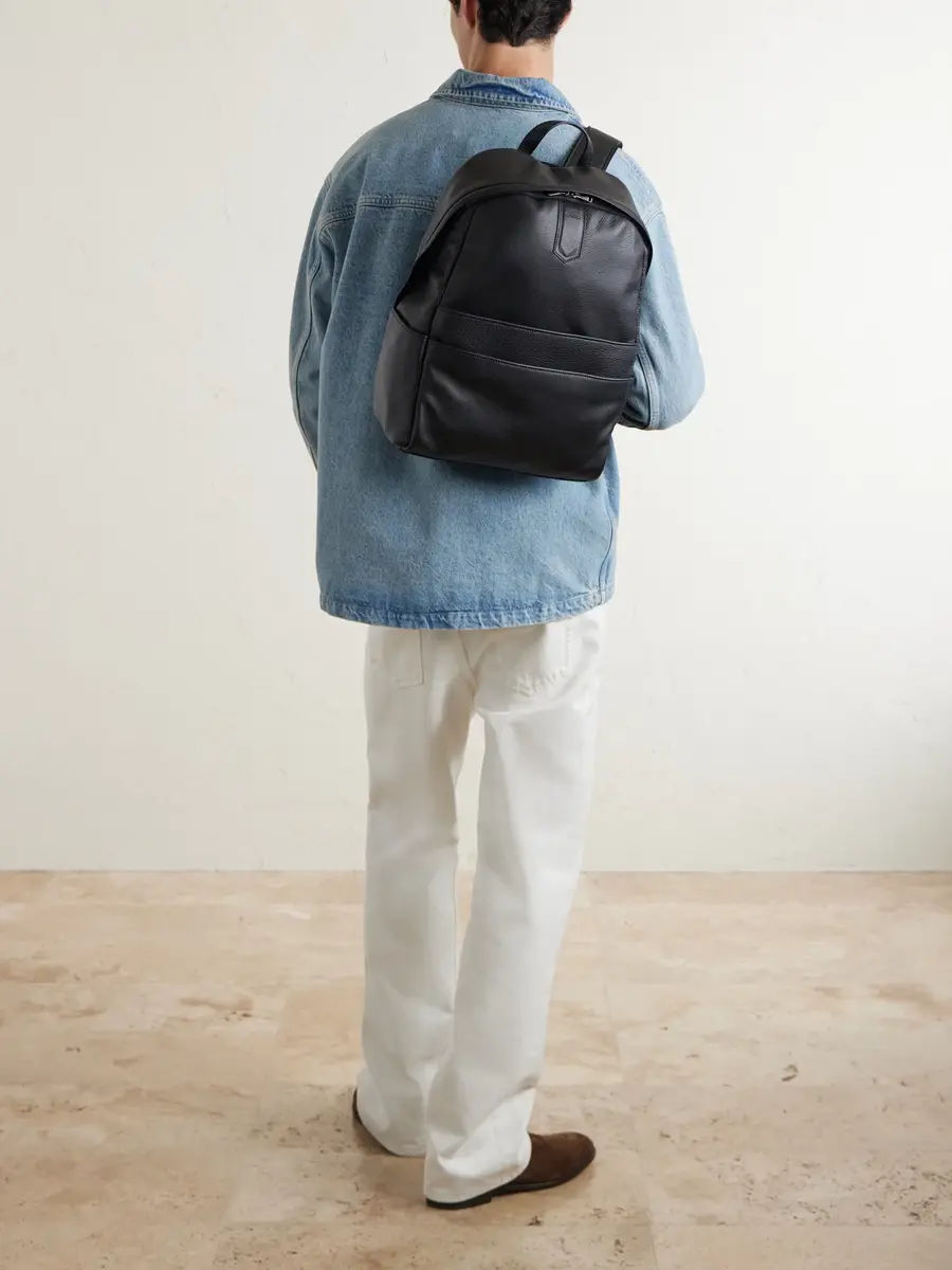 Canali Full-Grain Leather Tote Bag - Men | Thumbnail 3