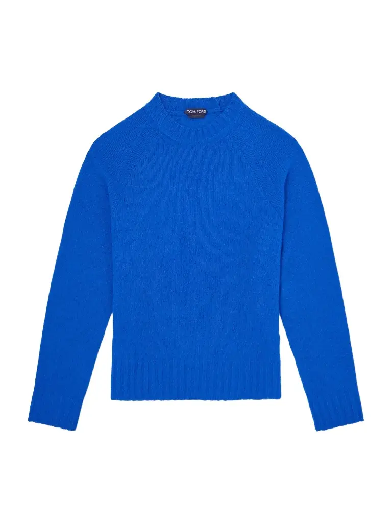 Brushed Cashmere Sweater - Men