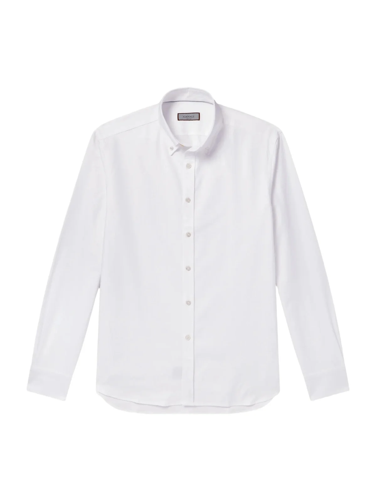 Button-Down Collar Cotton-Poplin Shirt - Men Button-Down Collar Cotton-Poplin Shirt - Men