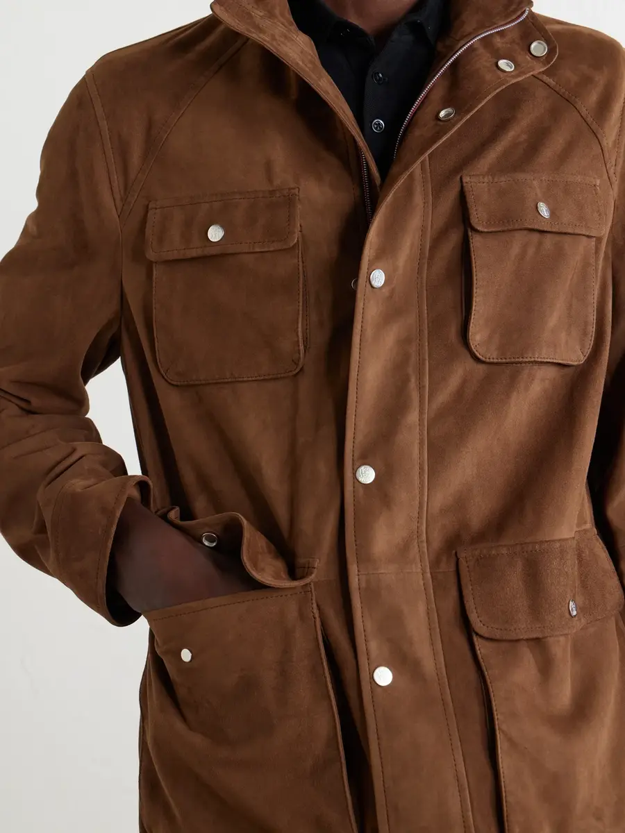 Brunello Cucinelli Suede Jacket - Men | Thumbnail 5 Brunello Cucinelli Suede Jacket - Men | Thumbnail 5