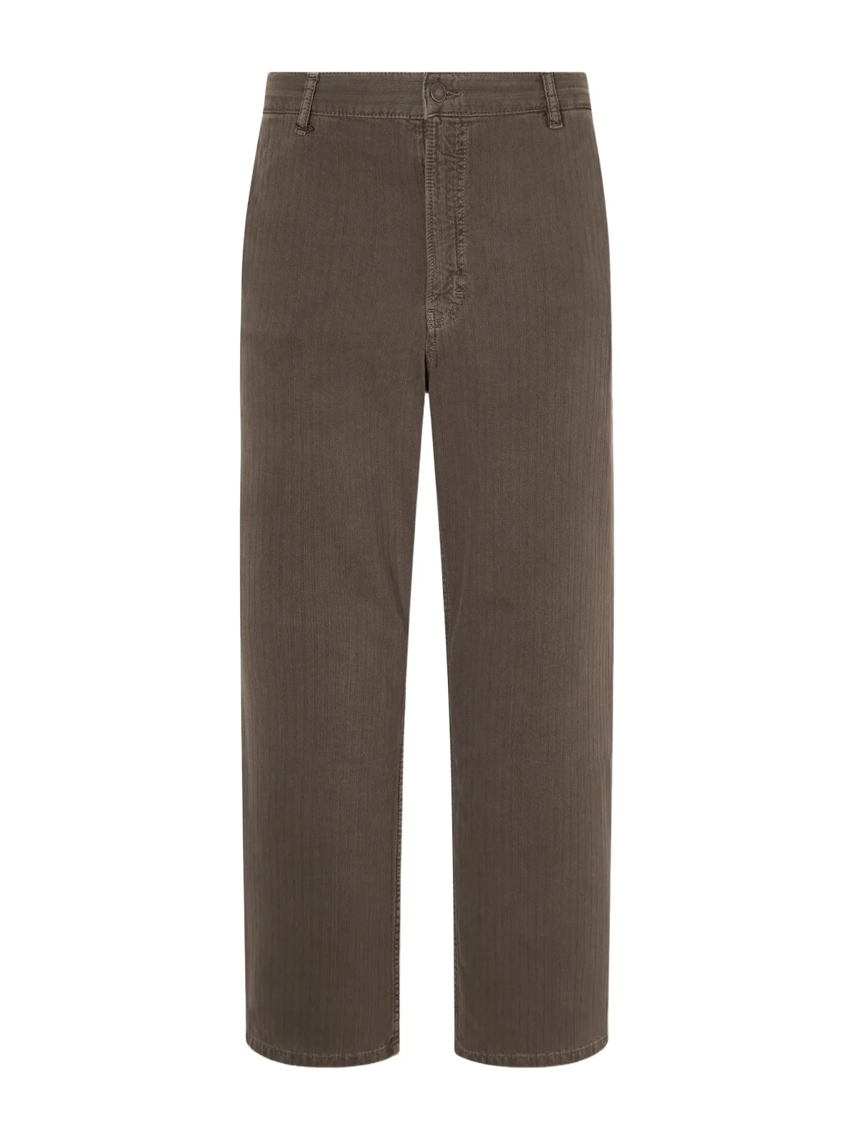 Genua Wide-Leg Herringbone Cotton-Blend Trousers - Men Genua Wide-Leg Herringbone Cotton-Blend Trousers - Men
