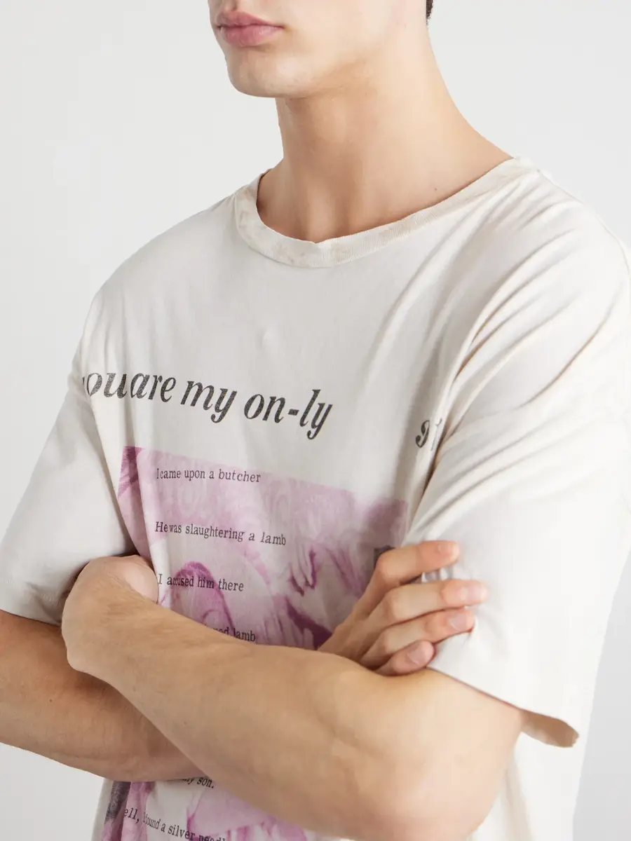 Enfants Riches Déprimés Only Son Distressed Printed Cotton-Jersey T-Shirt - Men | Thumbnail 6 Enfants Riches Déprimés Only Son Distressed Printed Cotton-Jersey T-Shirt - Men | Thumbnail 6