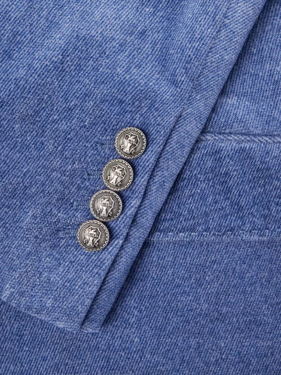 Brunello Cucinelli Double-Breasted Cotton-Velvet Suit Jacket - Men | Thumbnail 6 Brunello Cucinelli Double-Breasted Cotton-Velvet Suit Jacket - Men | Thumbnail 6