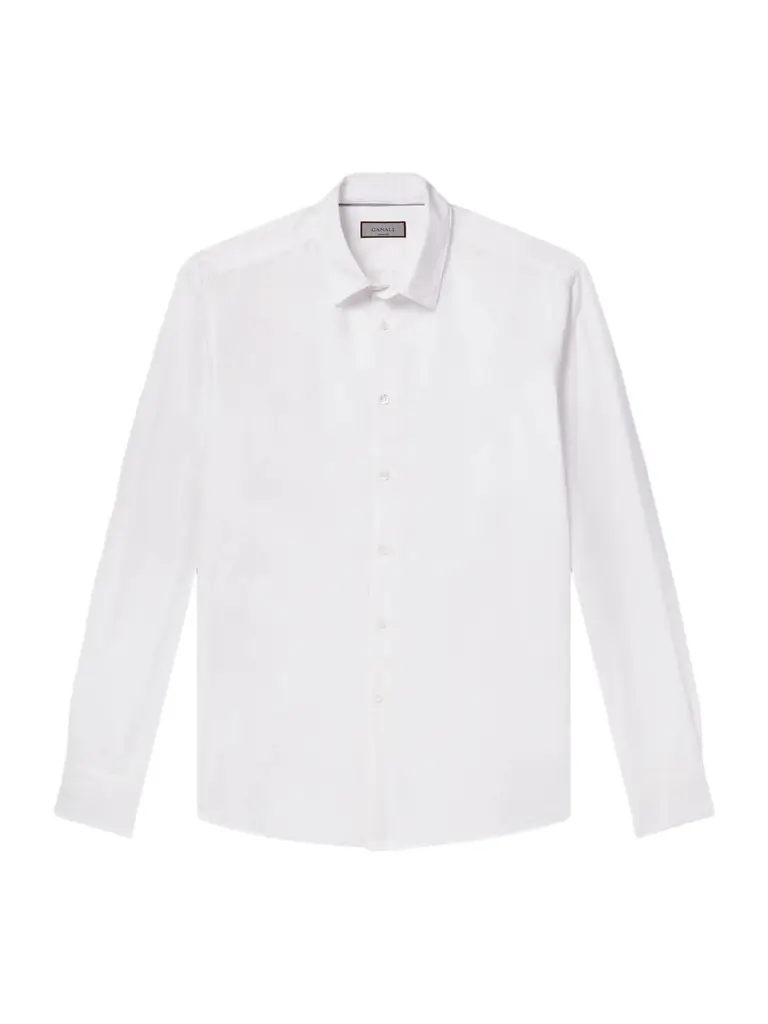 Canali Garment-Dyed Cotton Shirt - Men | Image 1 Canali Garment-Dyed Cotton Shirt - Men | Image 1