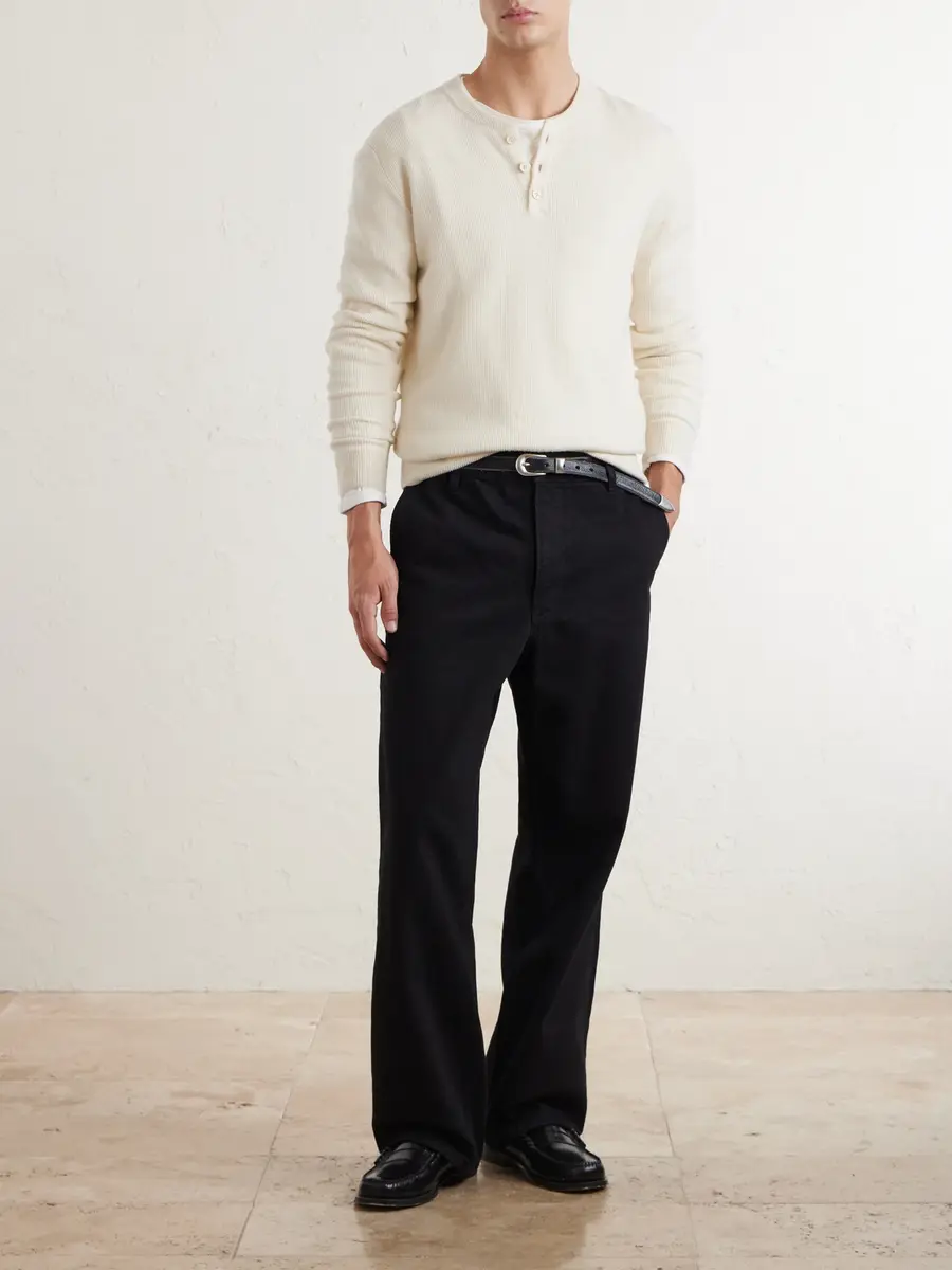 Jeanerica Genua Straight-Leg Cotton-Blend Chino Trousers - Men | Thumbnail 2 Jeanerica Genua Straight-Leg Cotton-Blend Chino Trousers - Men | Thumbnail 2