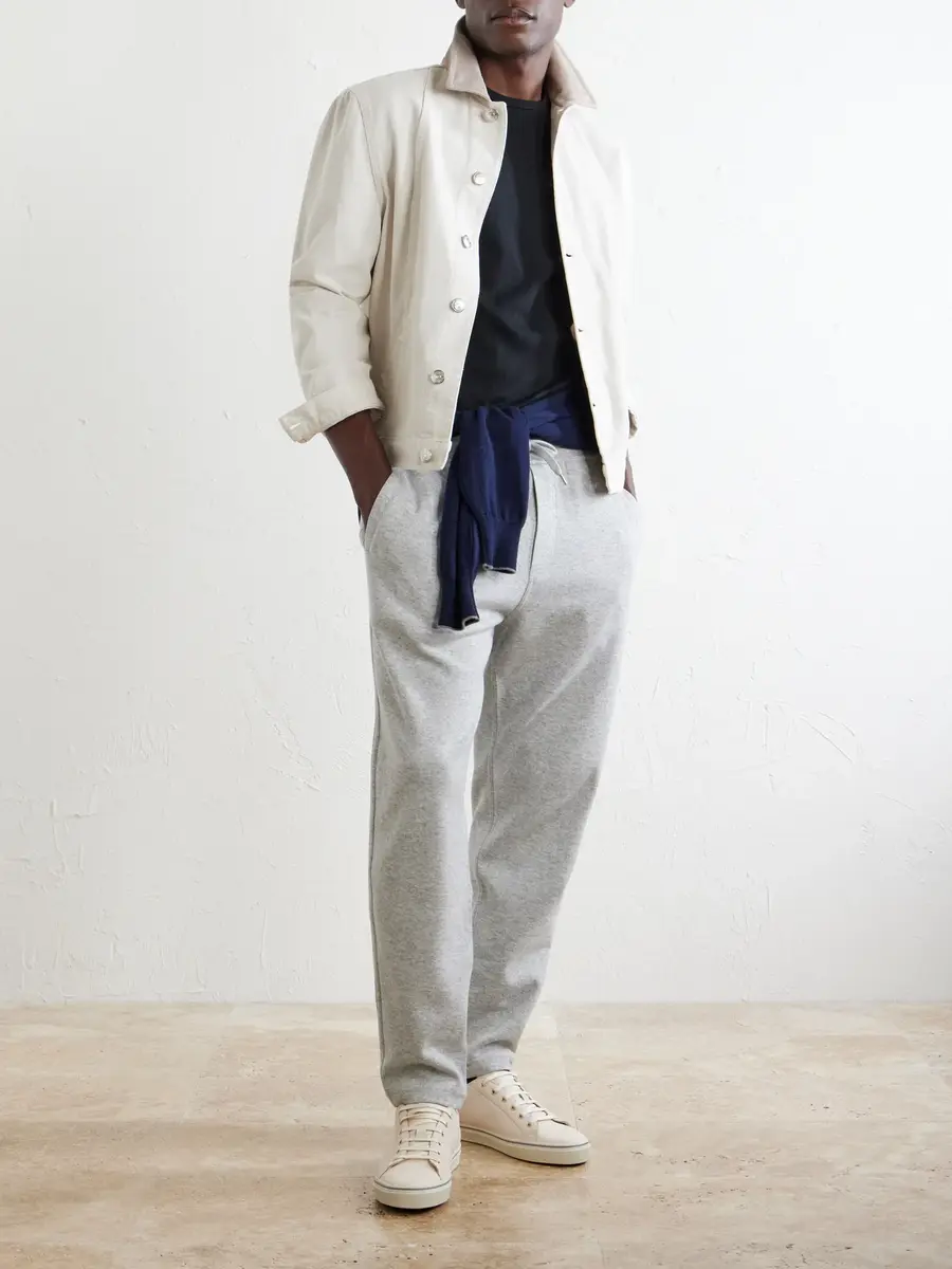 Brunello Cucinelli Tapered Cashmere-Blend Sweatpants - Men | Thumbnail 2 Brunello Cucinelli Tapered Cashmere-Blend Sweatpants - Men | Thumbnail 2