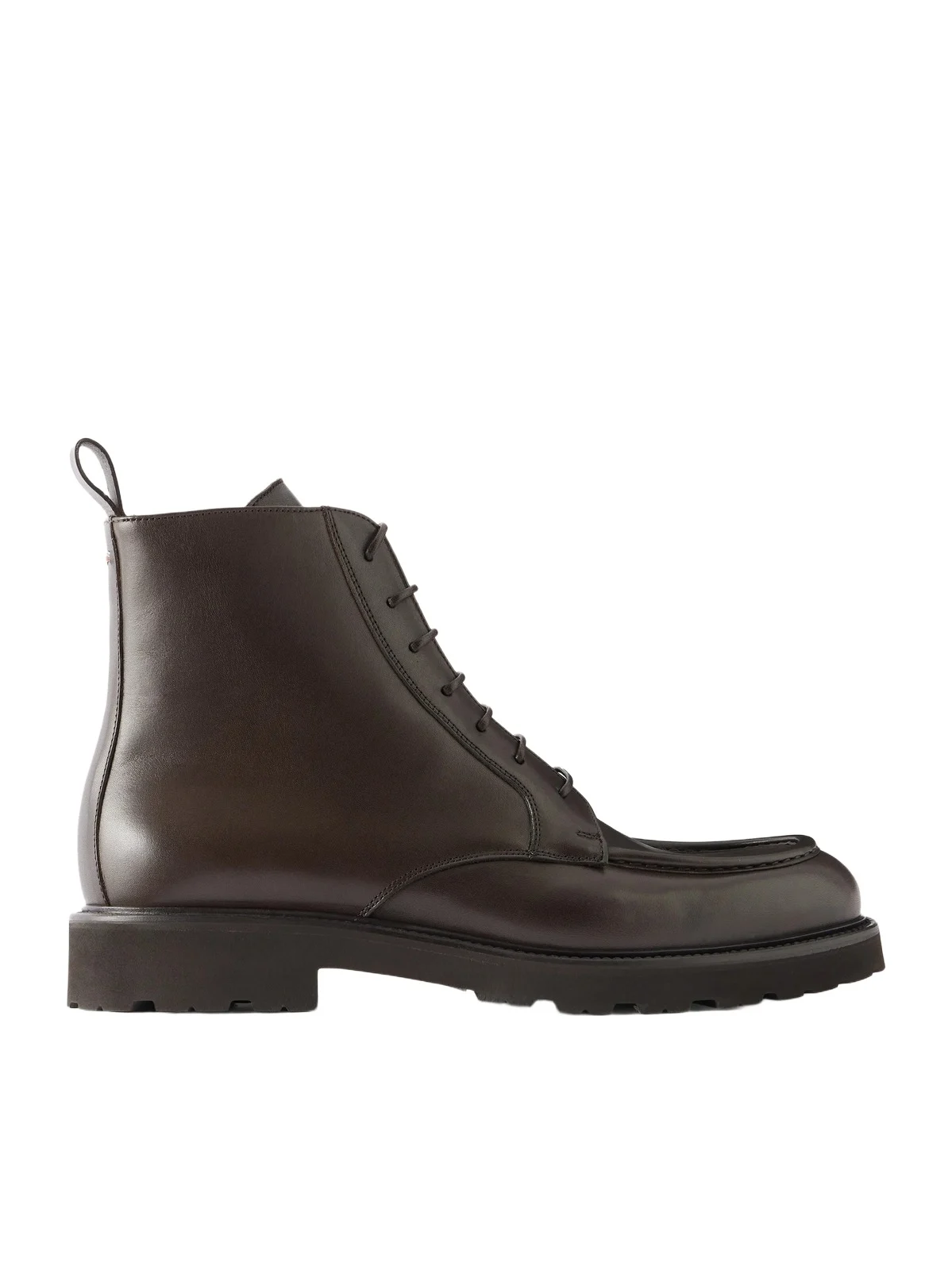Canali Leather Lace-Up Boots - Men