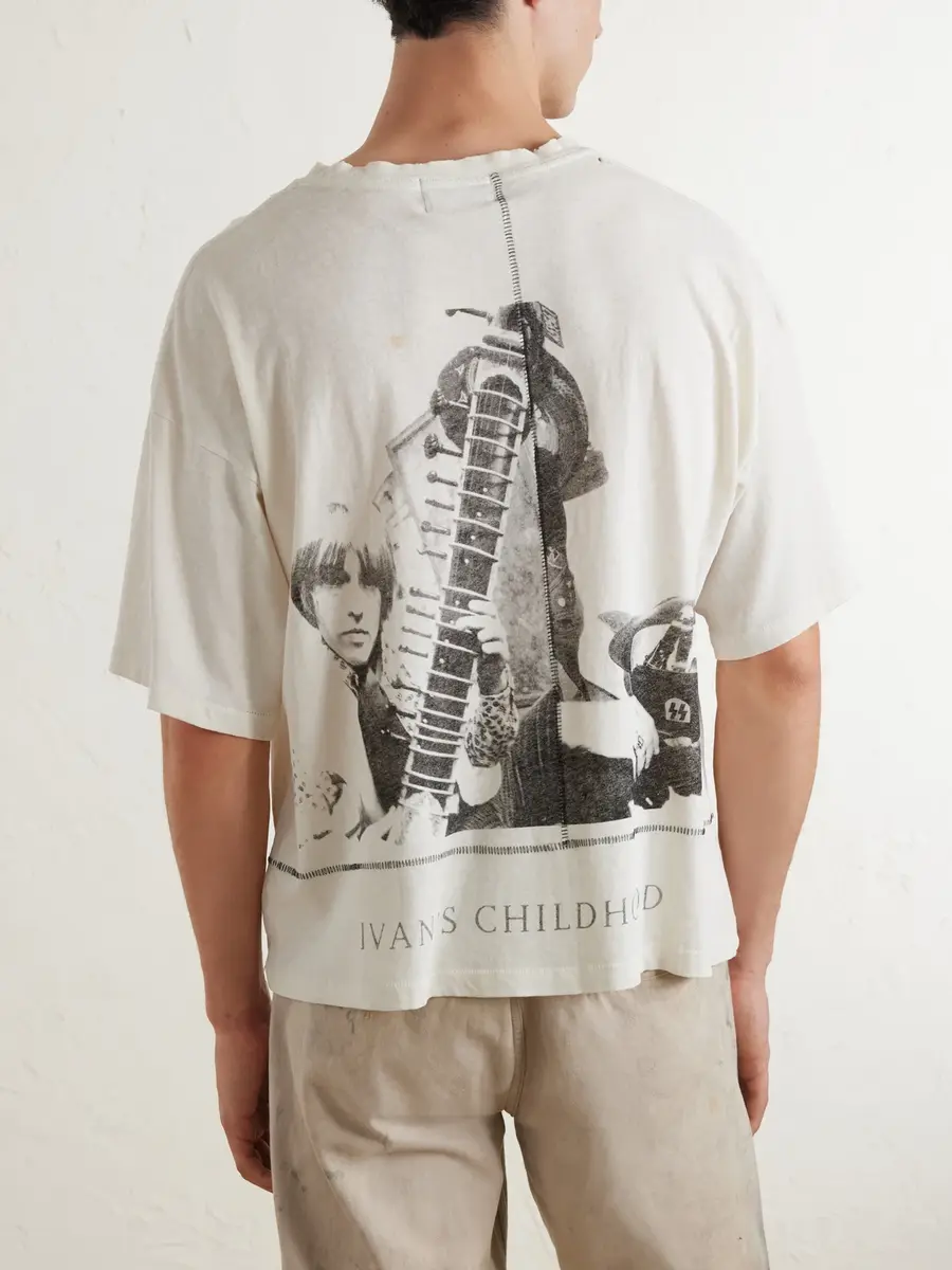 Enfants Riches Déprimés Ivan's Childood Printed Cotton-Jersey T-Shirt - Men | Thumbnail 4