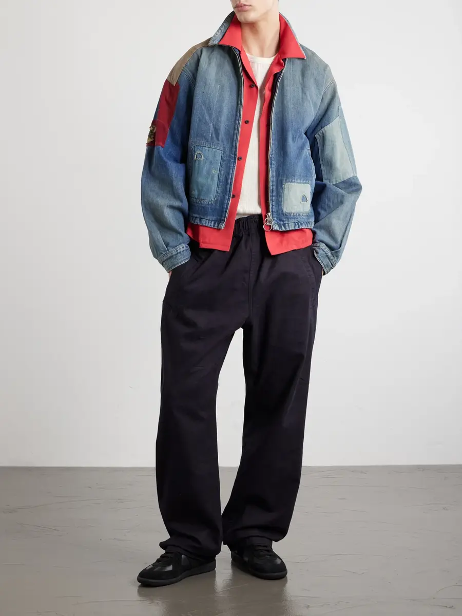 KAPITAL Distressed Patchwork Denim Jacket - Men | Thumbnail 2 KAPITAL Distressed Patchwork Denim Jacket - Men | Thumbnail 2