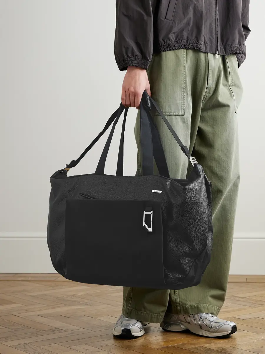 DB Journey Entour Full-Grain Leather and Suede Weekend Bag - Men | Thumbnail 2 DB Journey Entour Full-Grain Leather and Suede Weekend Bag - Men | Thumbnail 2