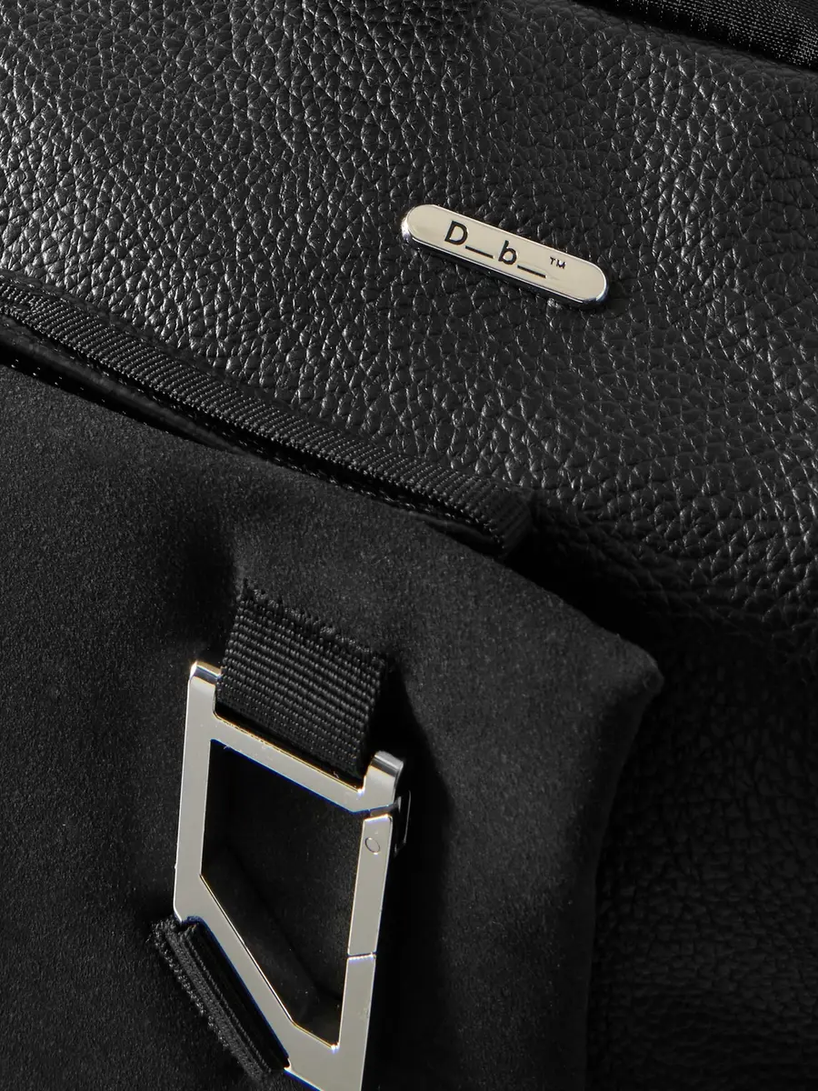 DB Journey Entour Full-Grain Leather and Suede Weekend Bag - Men | Thumbnail 4 DB Journey Entour Full-Grain Leather and Suede Weekend Bag - Men | Thumbnail 4