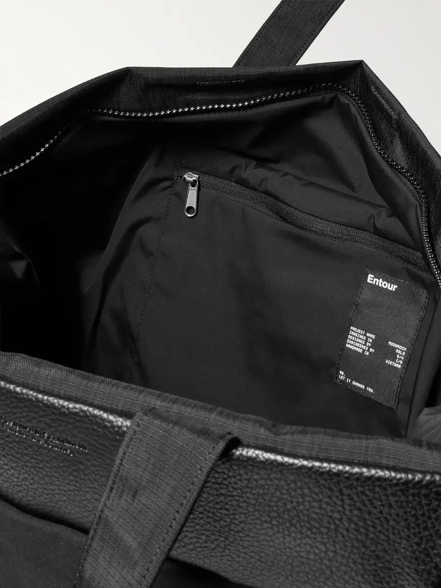 DB Journey Entour Full-Grain Leather and Suede Weekend Bag - Men | Thumbnail 5 DB Journey Entour Full-Grain Leather and Suede Weekend Bag - Men | Thumbnail 5