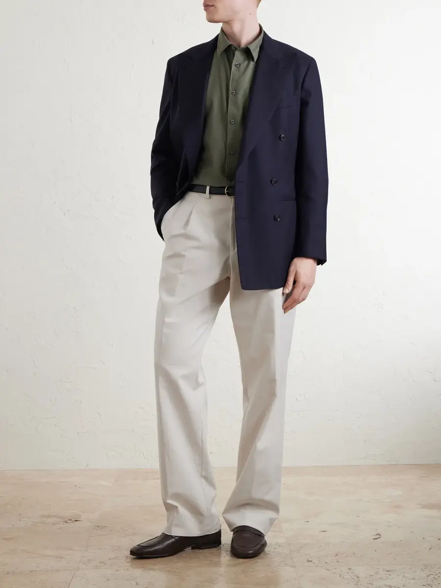 Canali Cotton-Poplin Shirt - Men | Thumbnail 2 Canali Cotton-Poplin Shirt - Men | Thumbnail 2