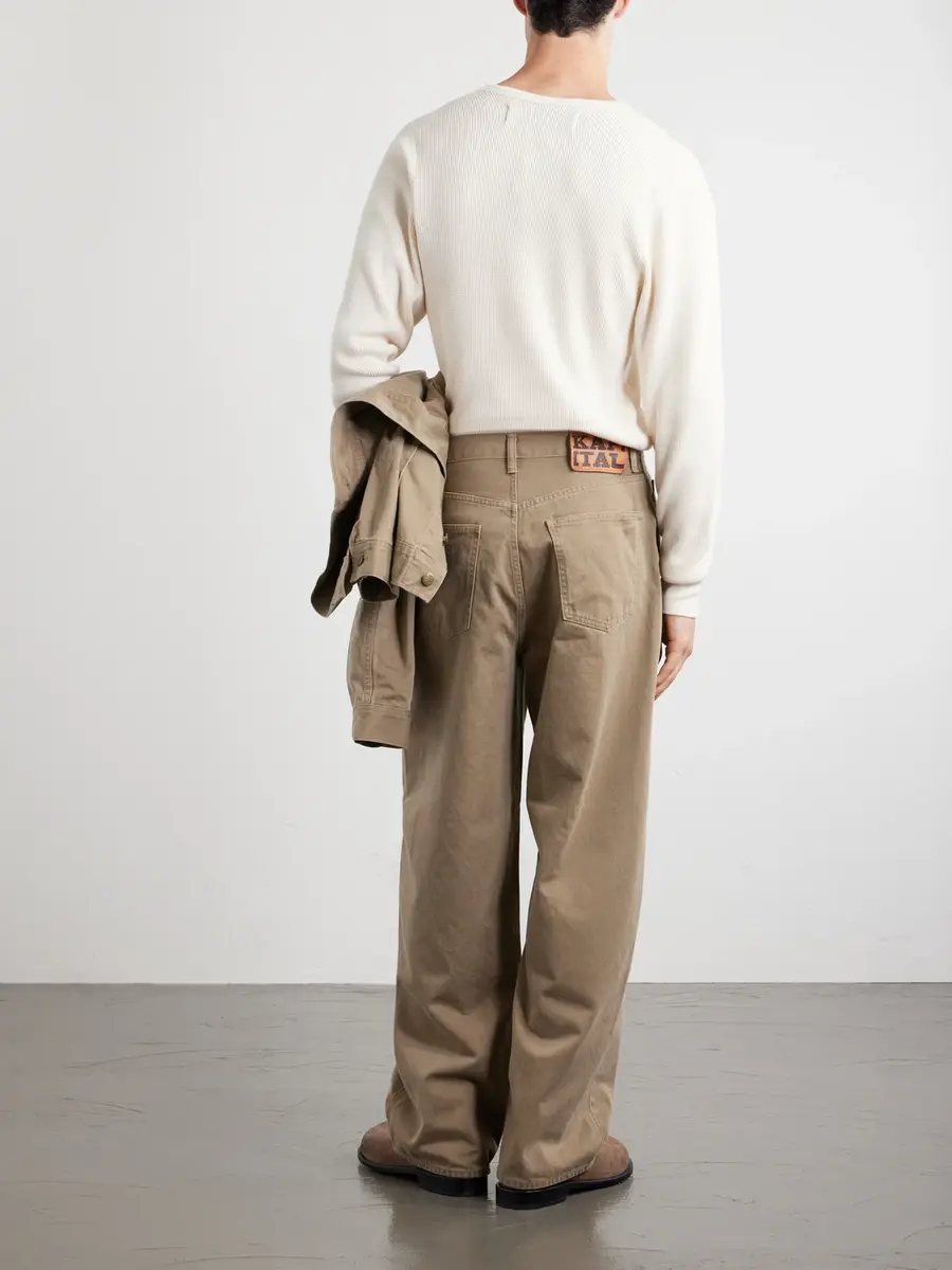 KAPITAL Wide-Leg Cotton Trousers - Men | Thumbnail 4 KAPITAL Wide-Leg Cotton Trousers - Men | Thumbnail 4