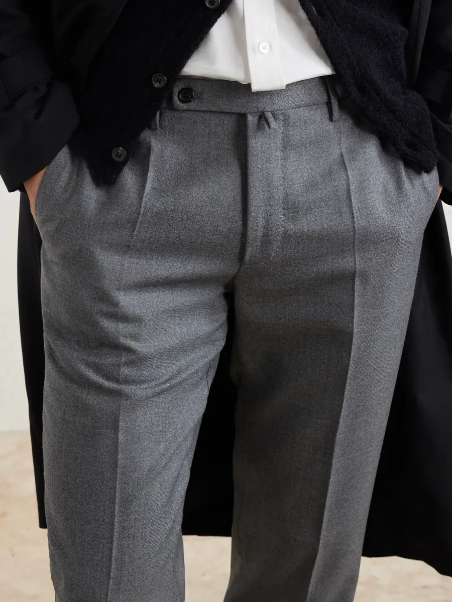 Slowear Incotex Straight-leg Wool-Canvas Trousers - Men | Thumbnail 5