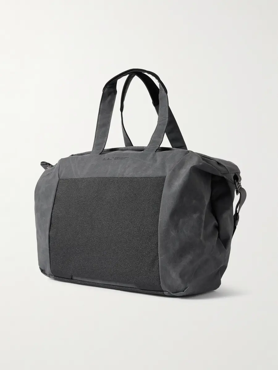 DB Journey Entour Full-Grain Leather and Canvas Weekend Bag - Men | Thumbnail 3 DB Journey Entour Full-Grain Leather and Canvas Weekend Bag - Men | Thumbnail 3