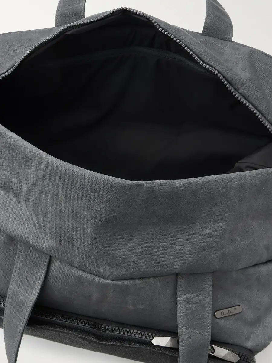 DB Journey Entour Full-Grain Leather and Canvas Weekend Bag - Men | Thumbnail 5 DB Journey Entour Full-Grain Leather and Canvas Weekend Bag - Men | Thumbnail 5
