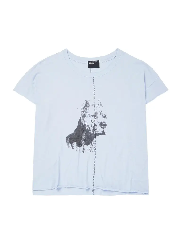 Enfants Riches Déprimés Na Pitbull Distressed Printed Cotton-Jersey T-Shirt - Men | Image 1 Enfants Riches Déprimés Na Pitbull Distressed Printed Cotton-Jersey T-Shirt - Men | Image 1