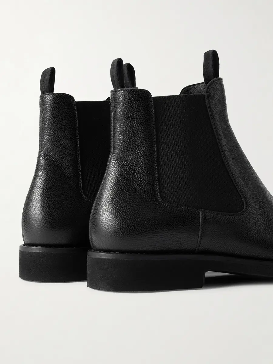 Tom Ford Owen Grained-Leather Chelsea Boots - Men | Thumbnail 5