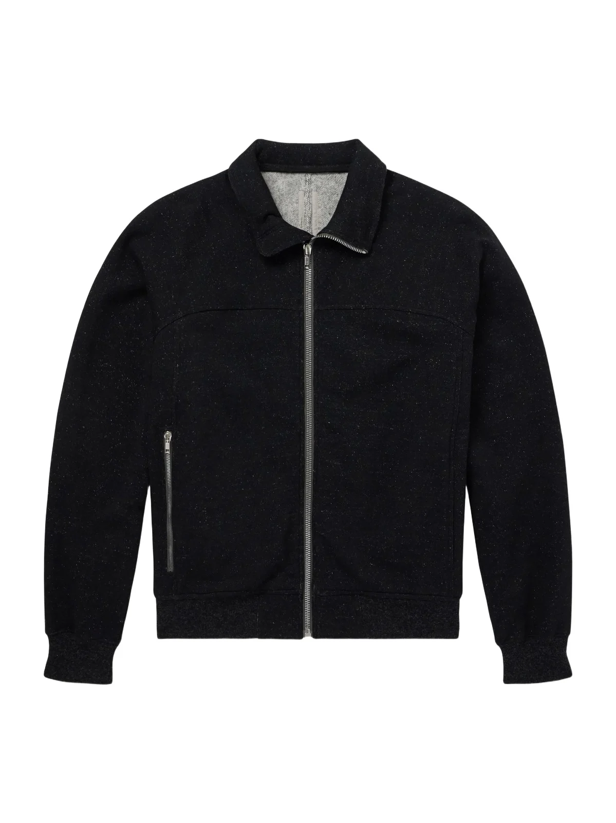 Wool and Cotton-Blend Zip-Up Sweater - Men Wool and Cotton-Blend Zip-Up Sweater - Men
