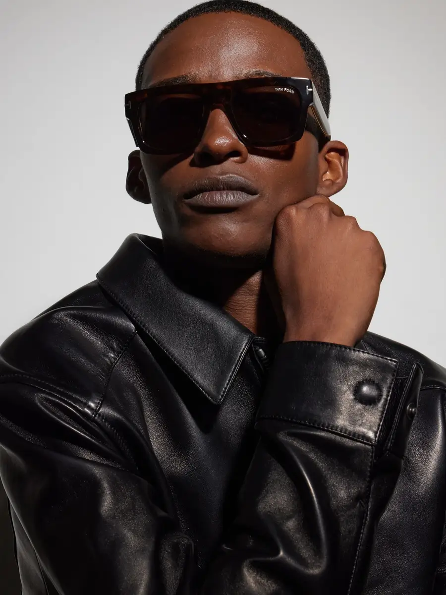 Tom Ford Square-Frame Tortoiseshell Acetate Sunglasses - Men | Thumbnail 5