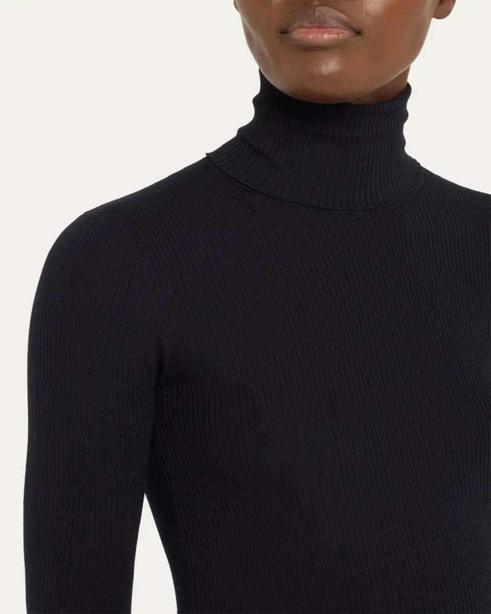 Loro Piana Taupo Ribbed Wool Turtleneck | Thumbnail 13