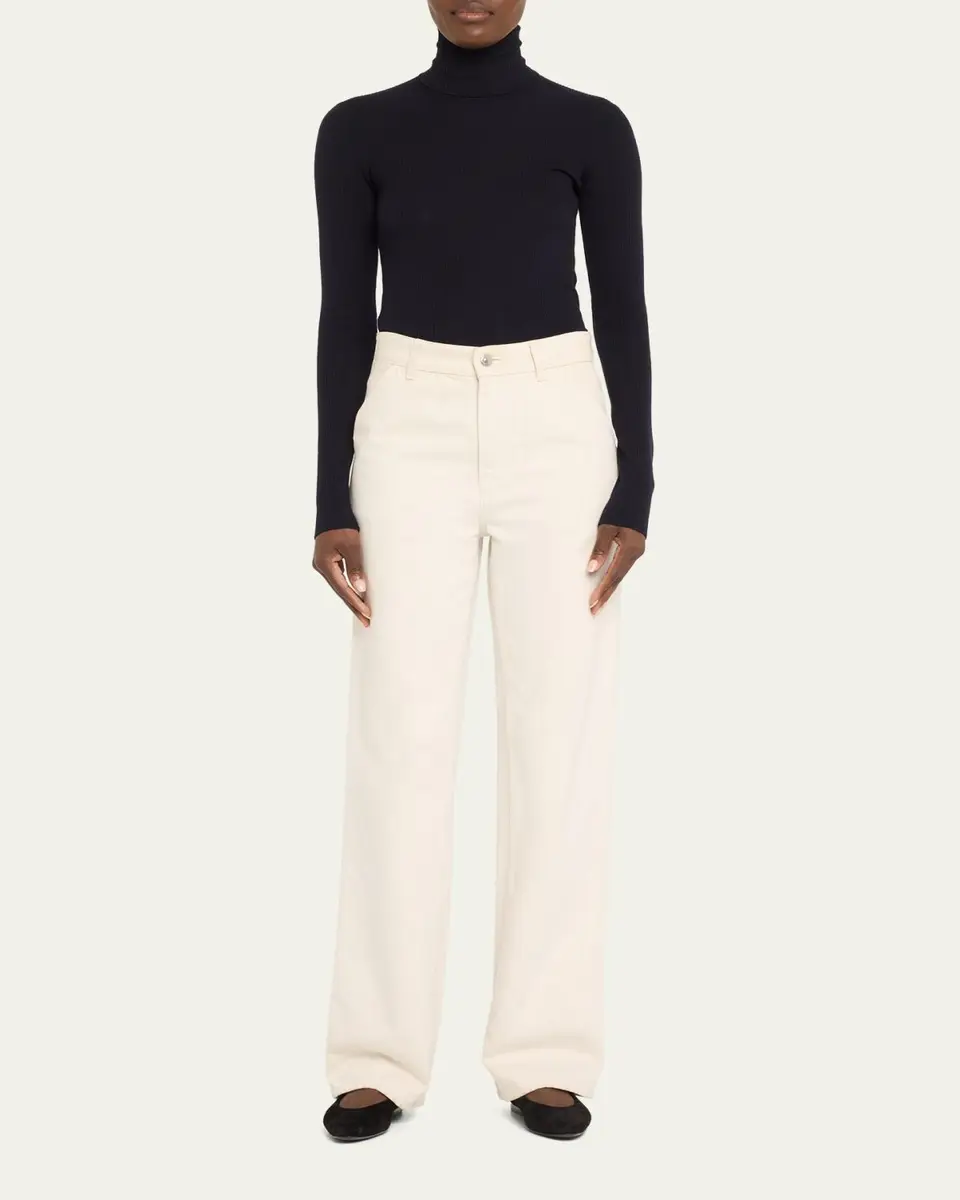 Loro Piana Taupo Ribbed Wool Turtleneck | Thumbnail 10