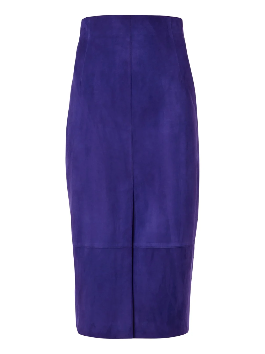 Suede Front Slit Pencil Skirt Suede Front Slit Pencil Skirt