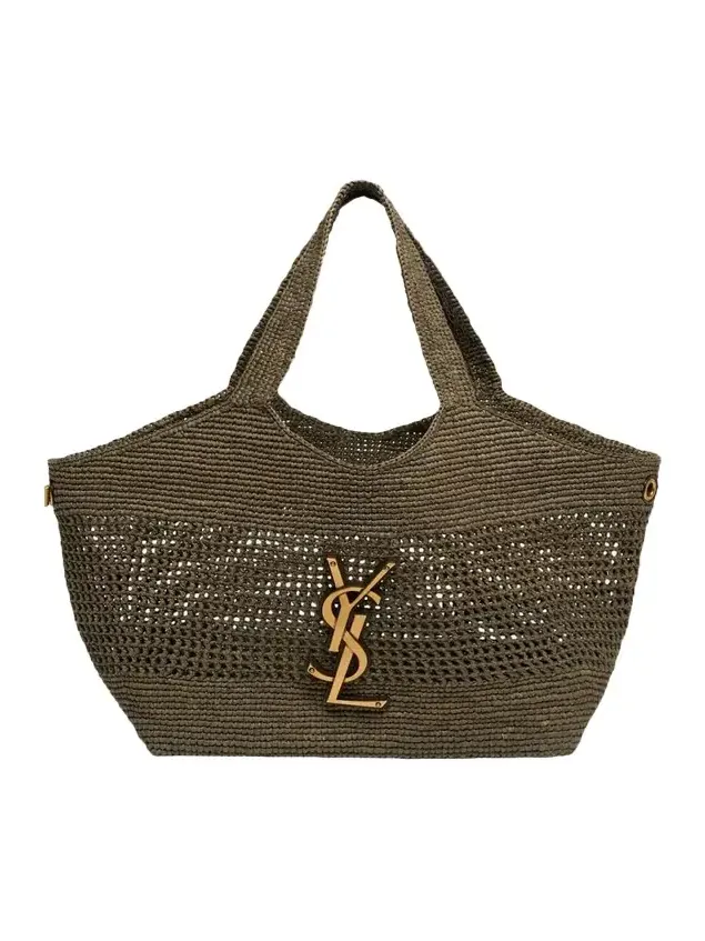 Icare Medium Crochet Raffia Tote Bag Icare Medium Crochet Raffia Tote Bag
