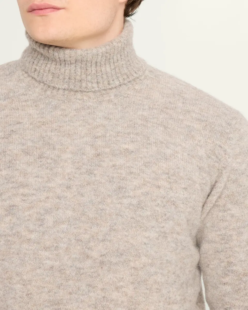 Brunello Cucinelli Men's Alpaca Blend Turtleneck Sweater | Thumbnail 5