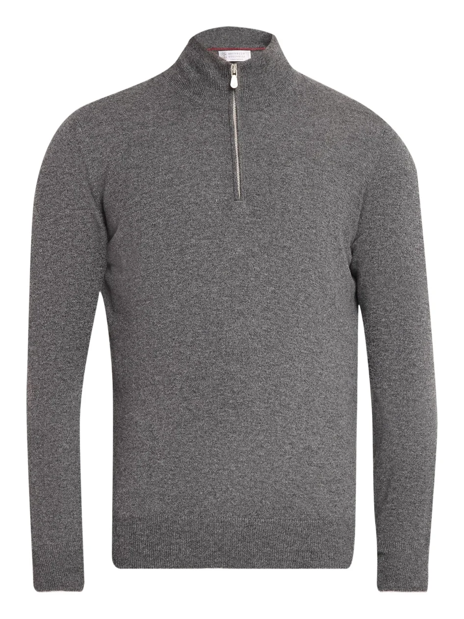 Men's Cashmere Quarter-Zip Sweater Men's Cashmere Quarter-Zip Sweater