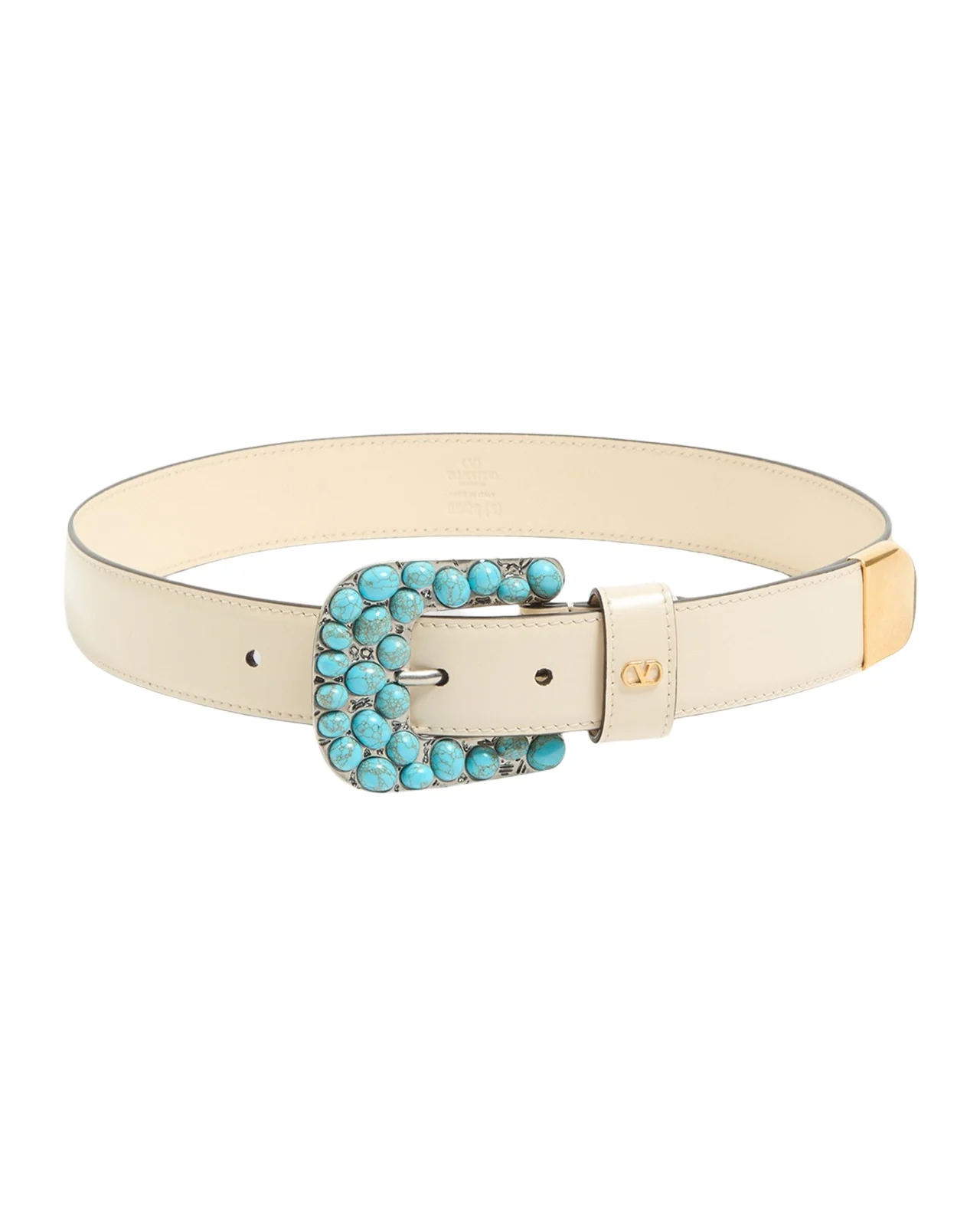 VLogo Signature Brushed Calfskin Belt, 30mm