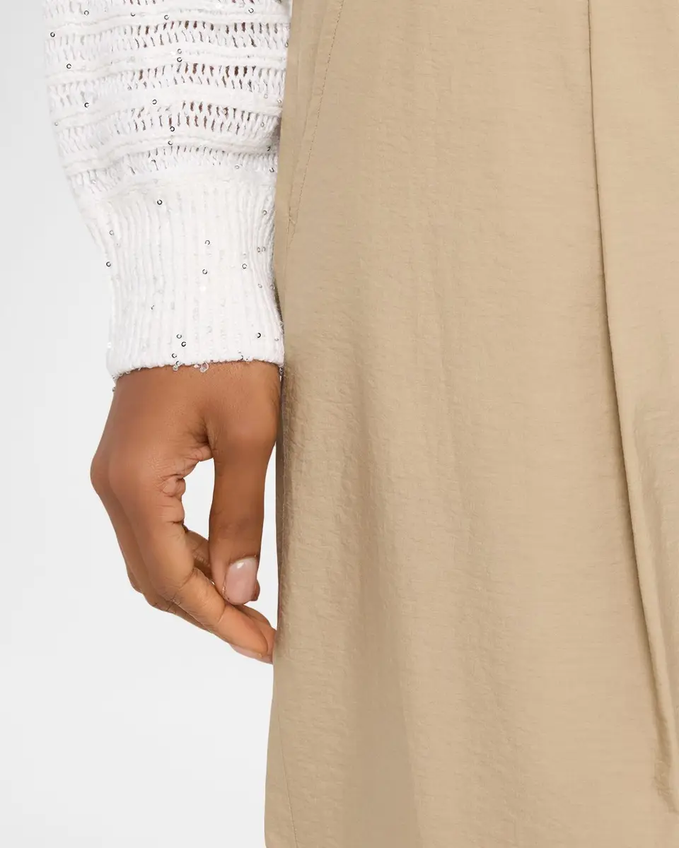 Brunello Cucinelli Elastic-Waist Wide-Leg Ankle Pants | Thumbnail 5 Brunello Cucinelli Elastic-Waist Wide-Leg Ankle Pants | Thumbnail 5