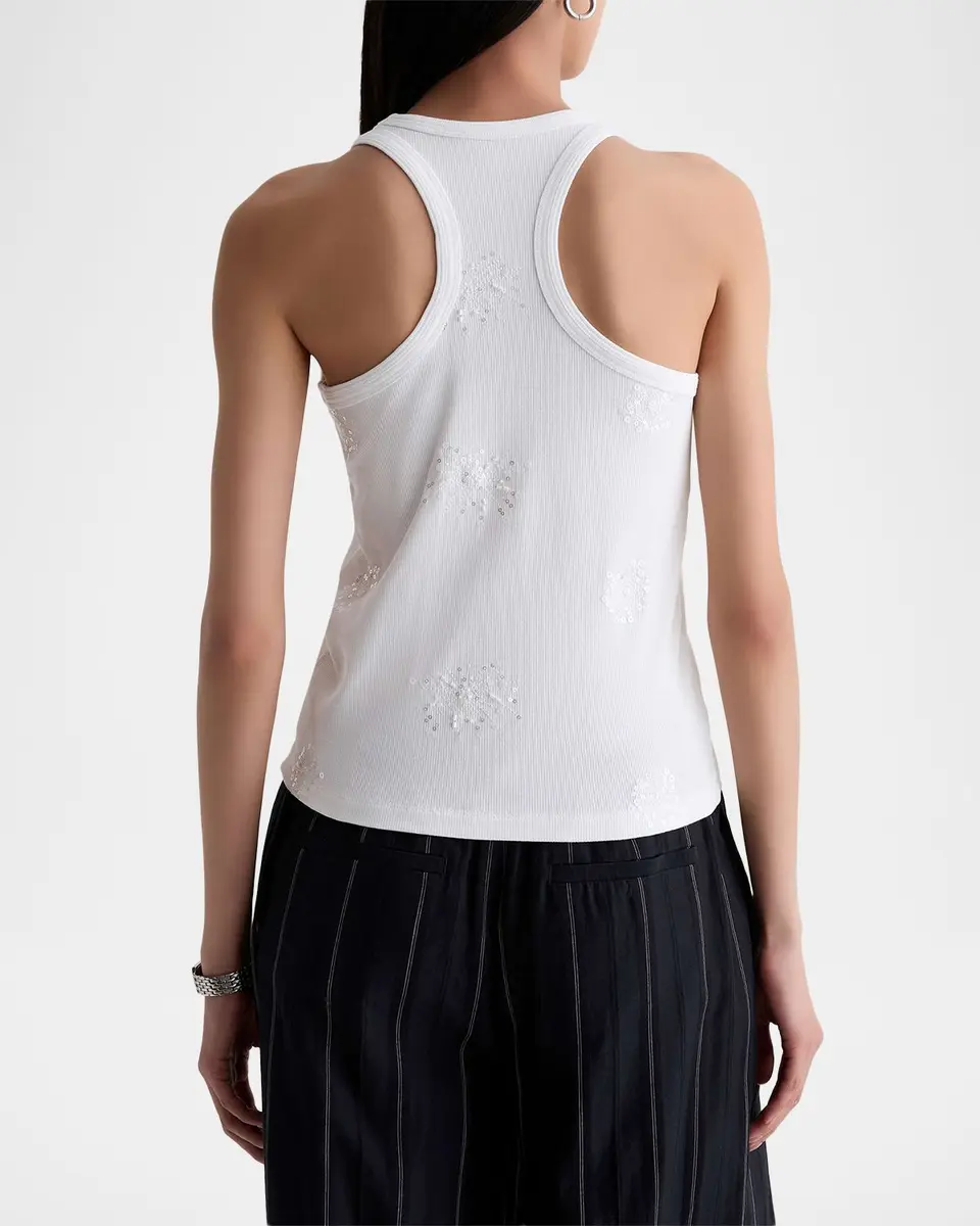 AG Jeans Embellished High-Neck Tank Top | Thumbnail 3 AG Jeans Embellished High-Neck Tank Top | Thumbnail 3