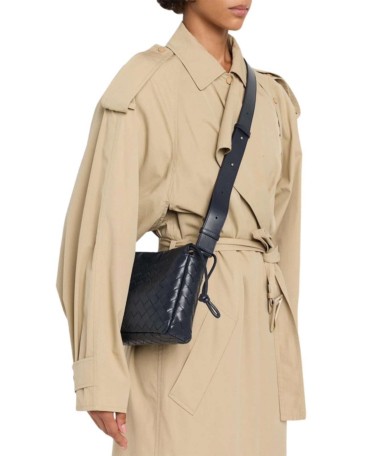 Bottega Veneta Men's Drawstring Leather Dustbag