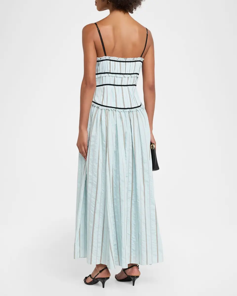 Cinq à Sept Celia Striped Maxi Dress | Thumbnail 3